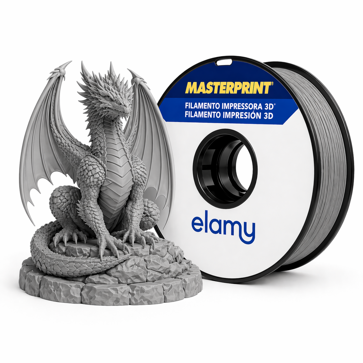 Master Print - ABS - Cinza Gris - 1 kg