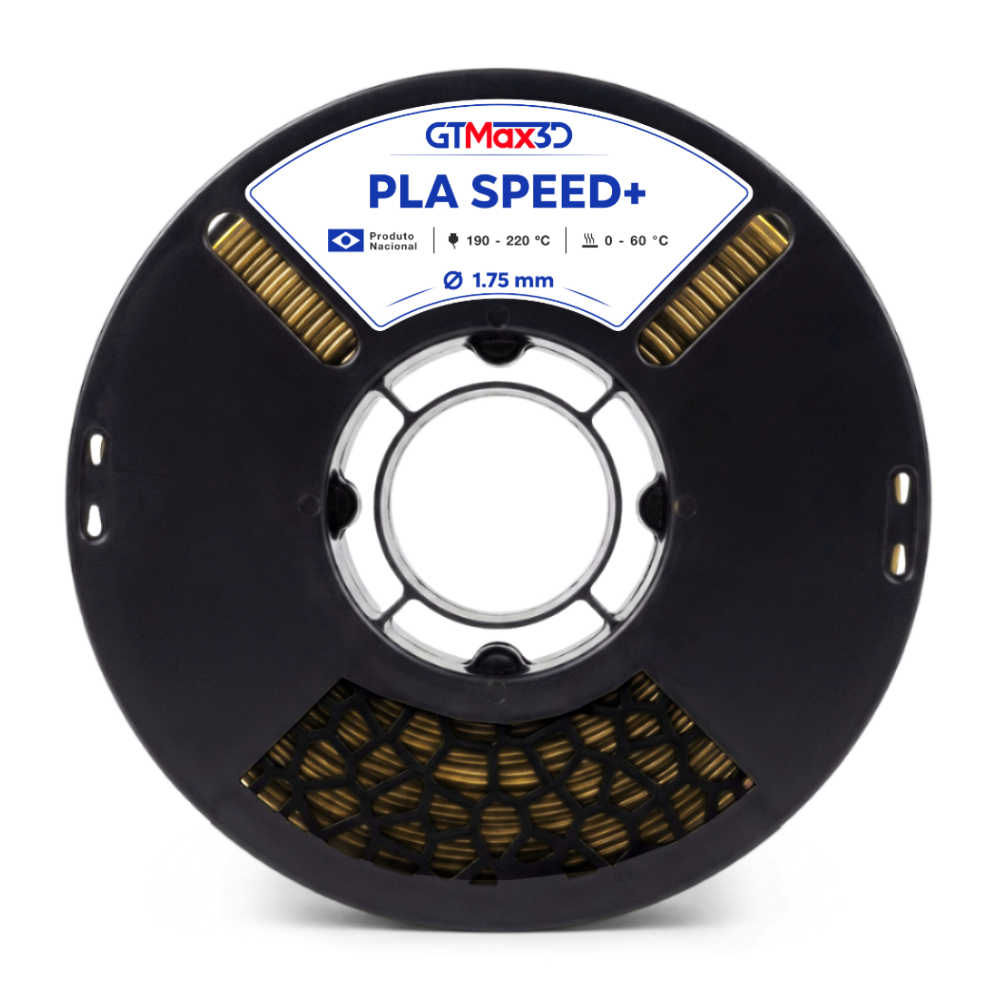 GTmax 3D - PLA High Speed - Dourado - 1 kg