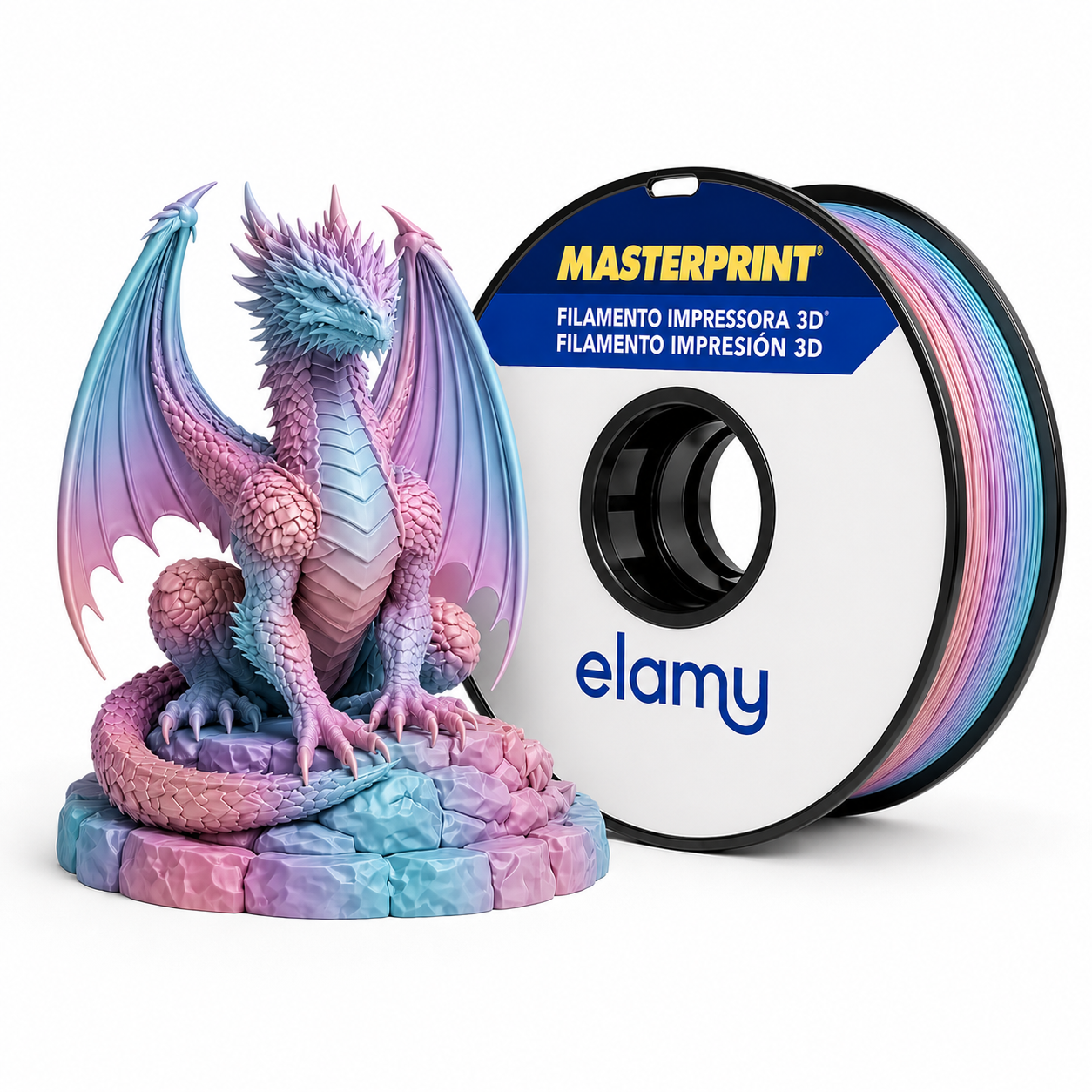 Master Print - PLA Rainbow - Rainbow - 1 kg