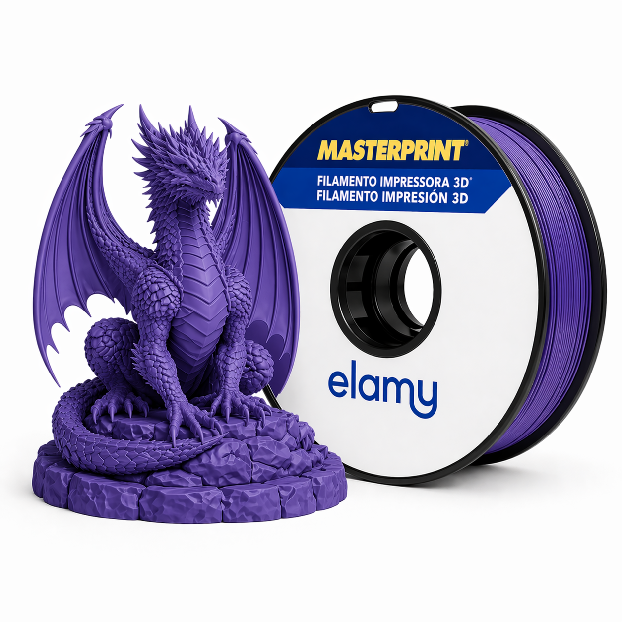 Master Print - PLA High Speed - Roxo - 1 kg