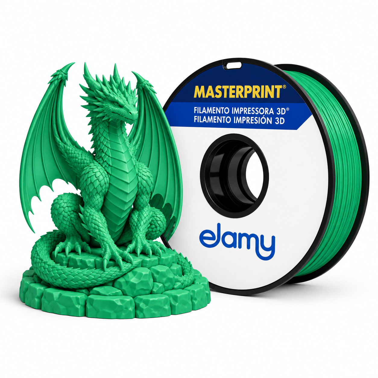 Master Print - PLA High Speed - Verde Bambu - 1 kg