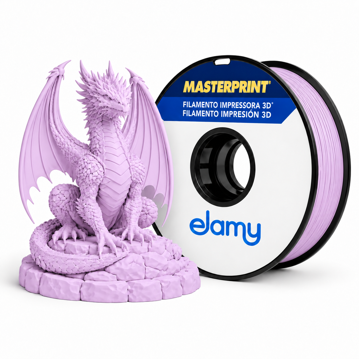 Master Print - PLA High Speed - Roxo Claro - 1 kg
