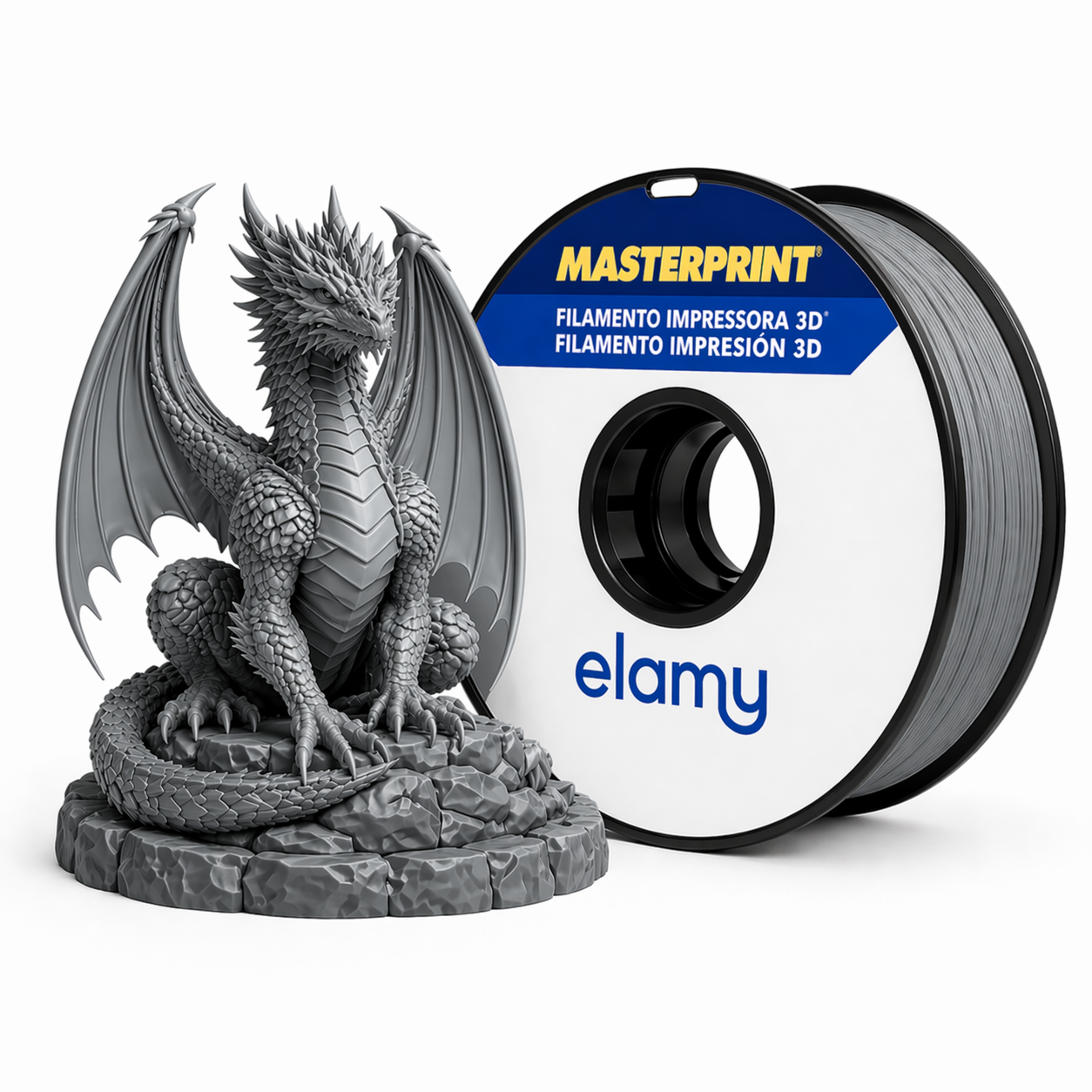 Master Print - PLA High Speed - Prata - 1 kg