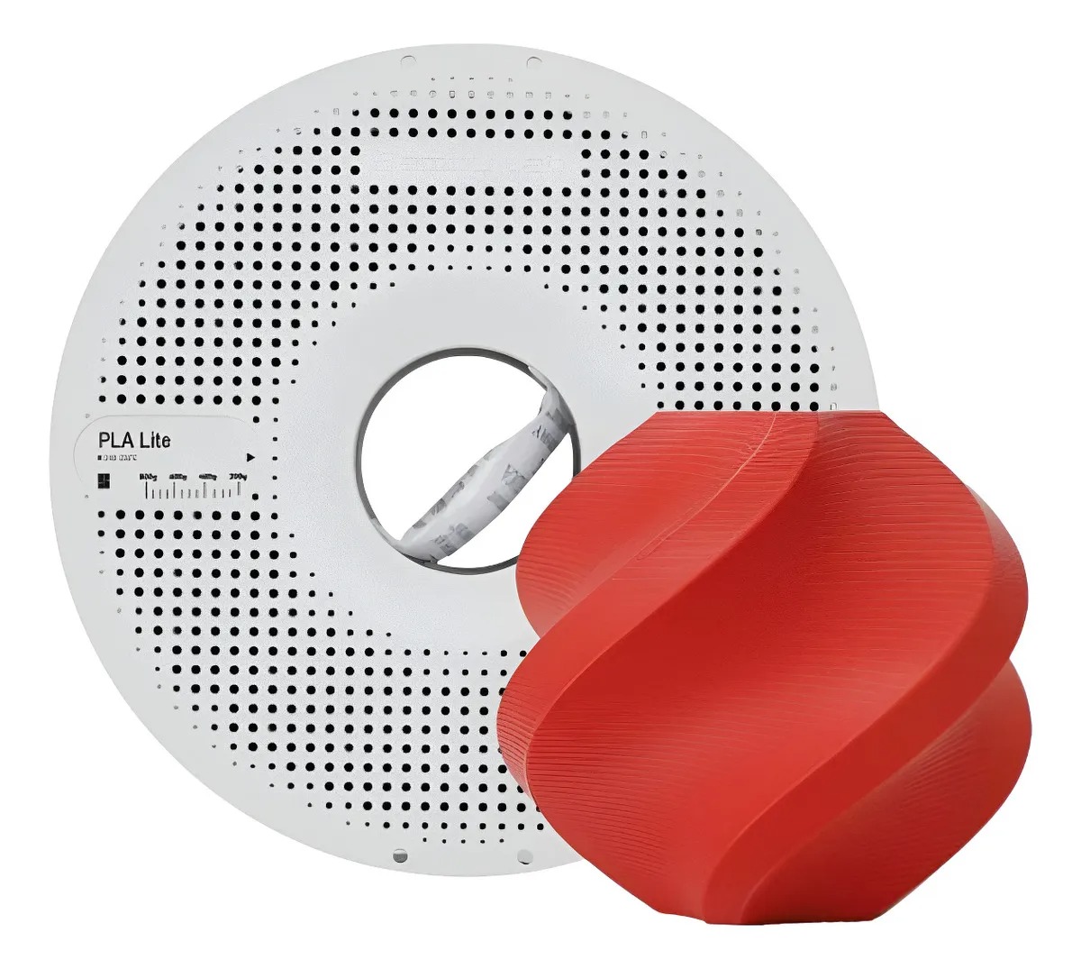 Bambu Lab - PLA Lite - Vermelho - 1 kg