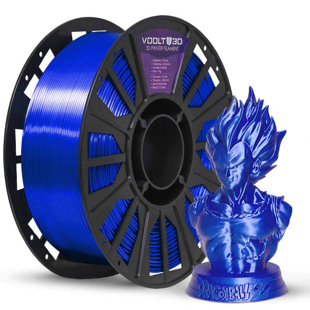 Voolt 3D - PLA Silk - Azul Safira - 1 kg