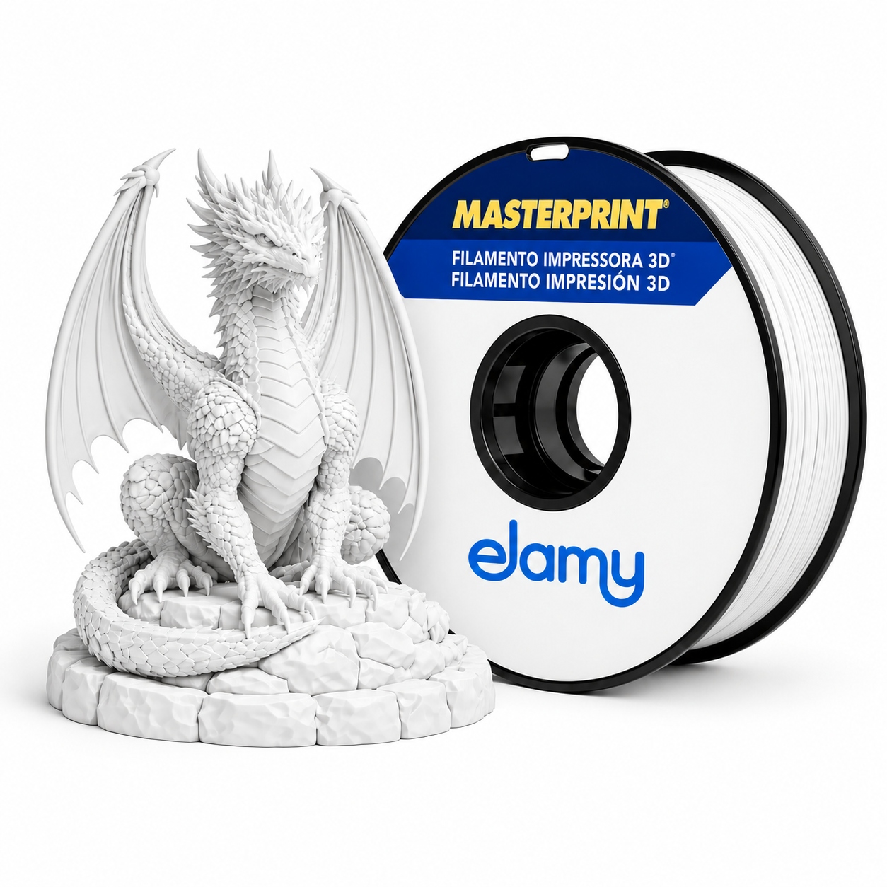 Master Print - PLA High Speed - Branco - 1 kg