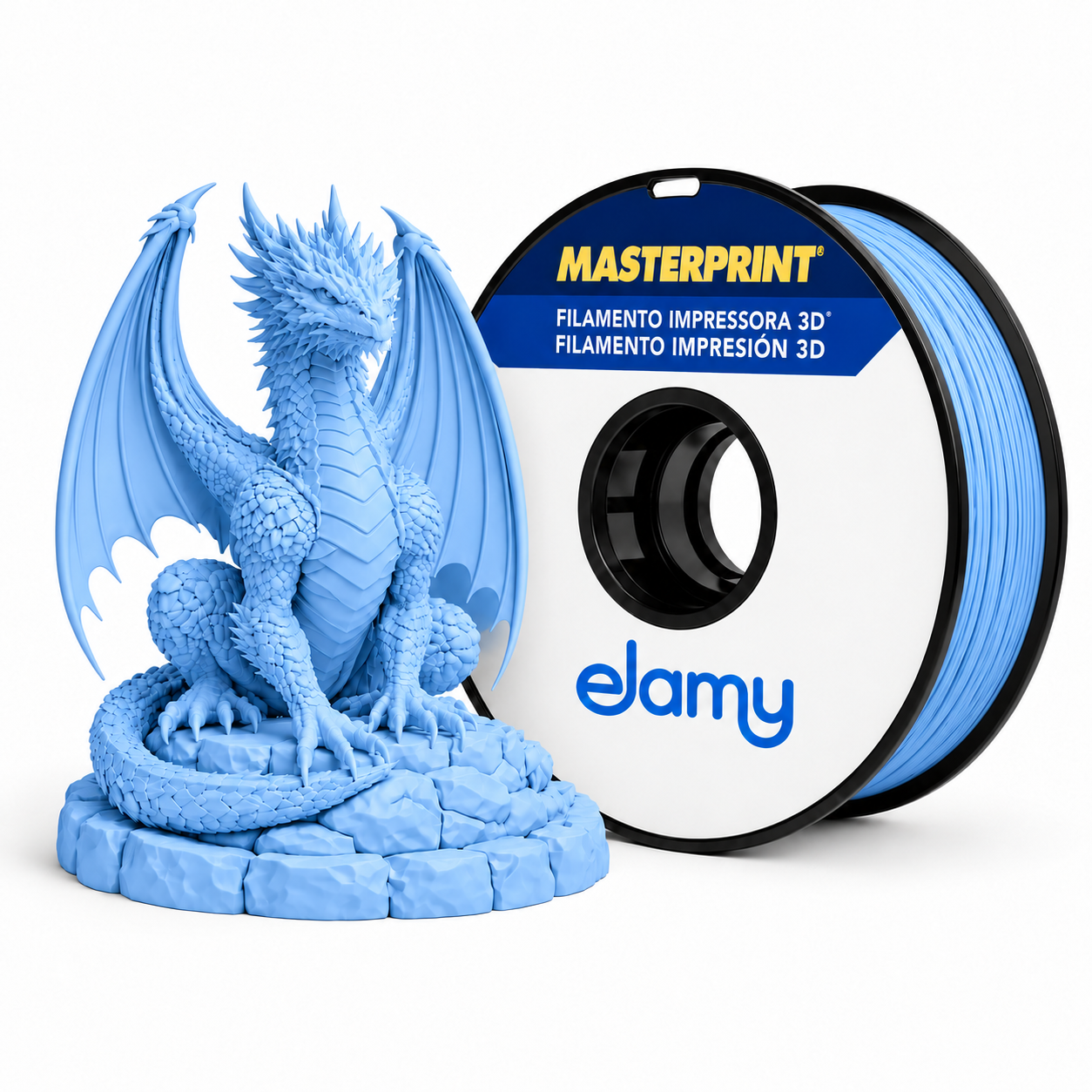 Master Print - PLA High Speed - Azul Claro - 1 kg