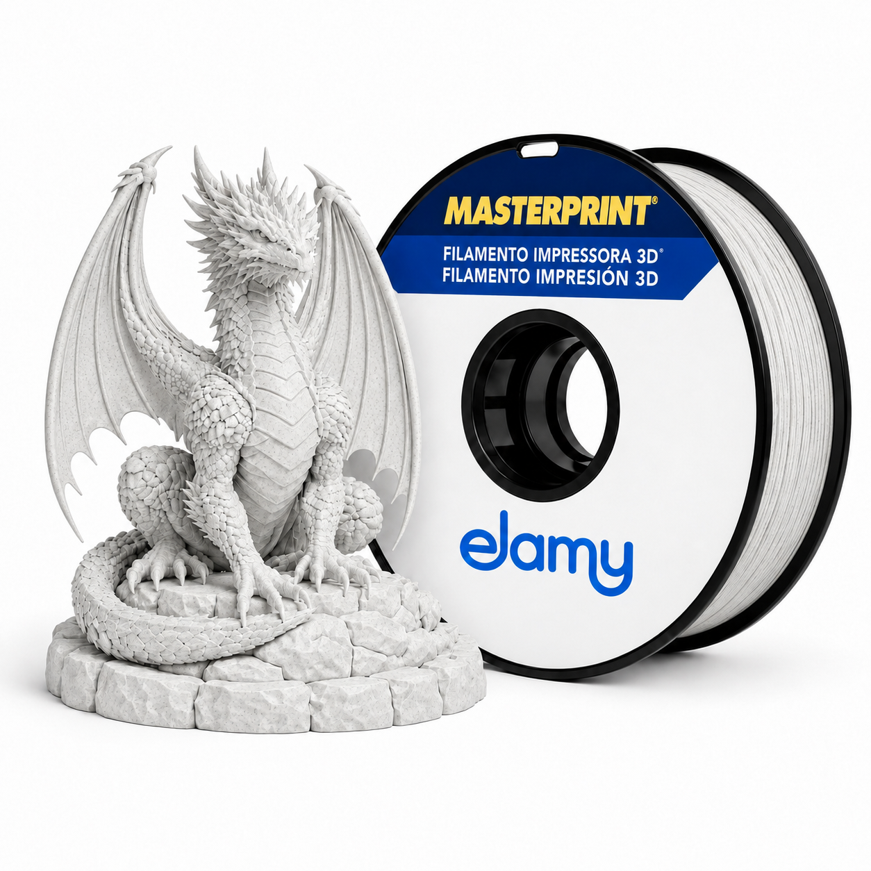 Master Print - PLA High Speed - Mármore - 1 kg