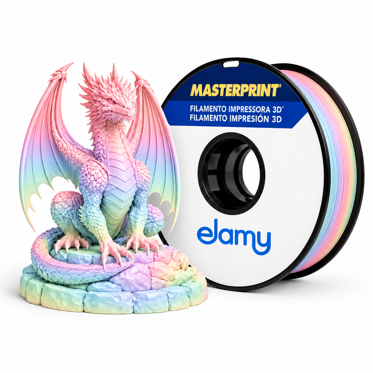 Master Print - PLA Rainbow - Happy Rainbow - 1 kg