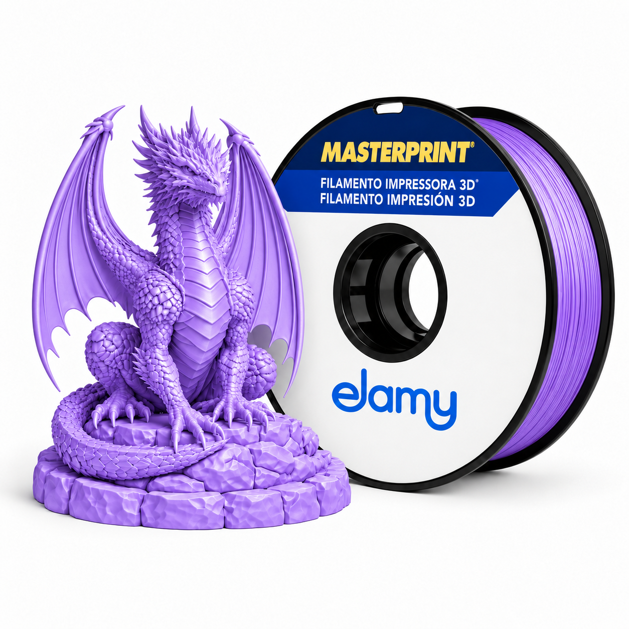 Master Print - PLA Silk - Lavanda - 1 kg
