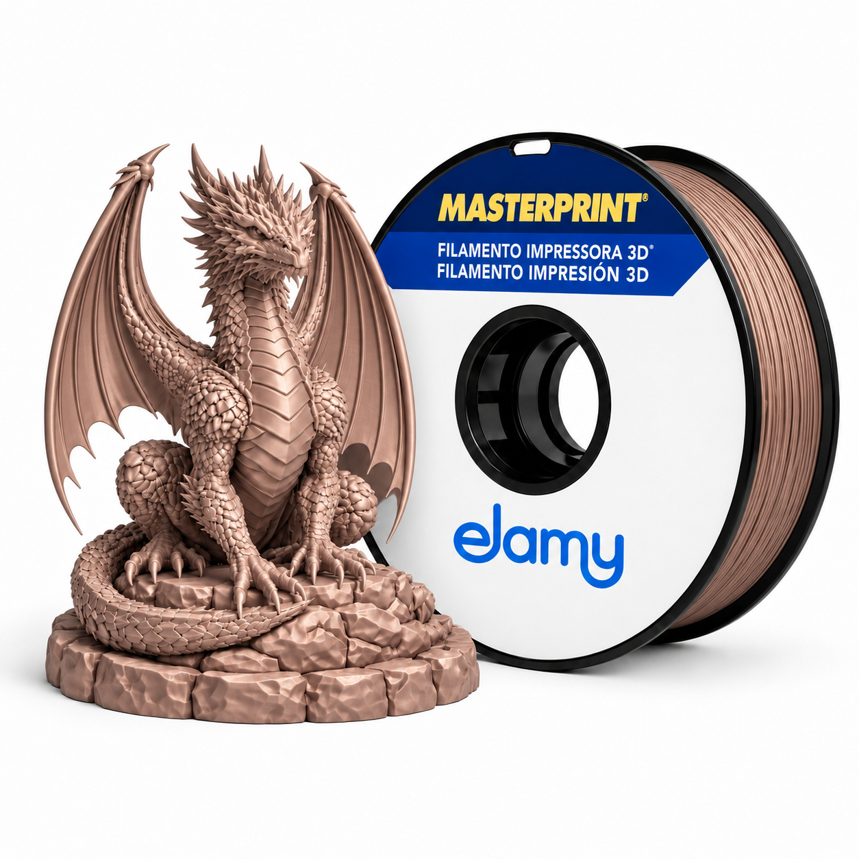 Master Print - PLA Silk - Bronze - 1 kg