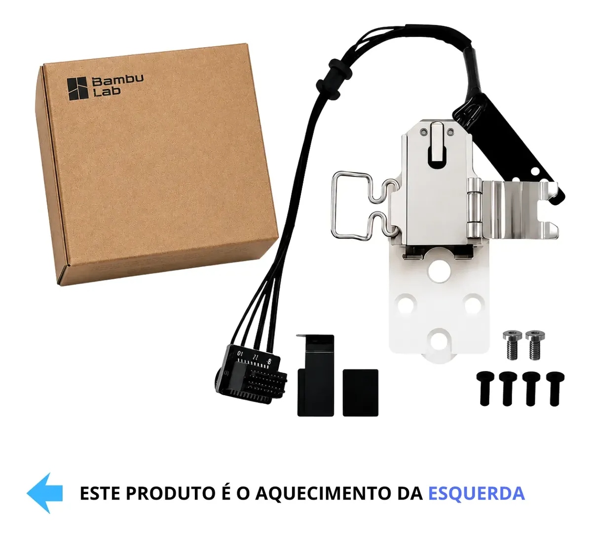 Conjunto de aquecimento original Bambu Lab H2D/H2C — Esquerdo