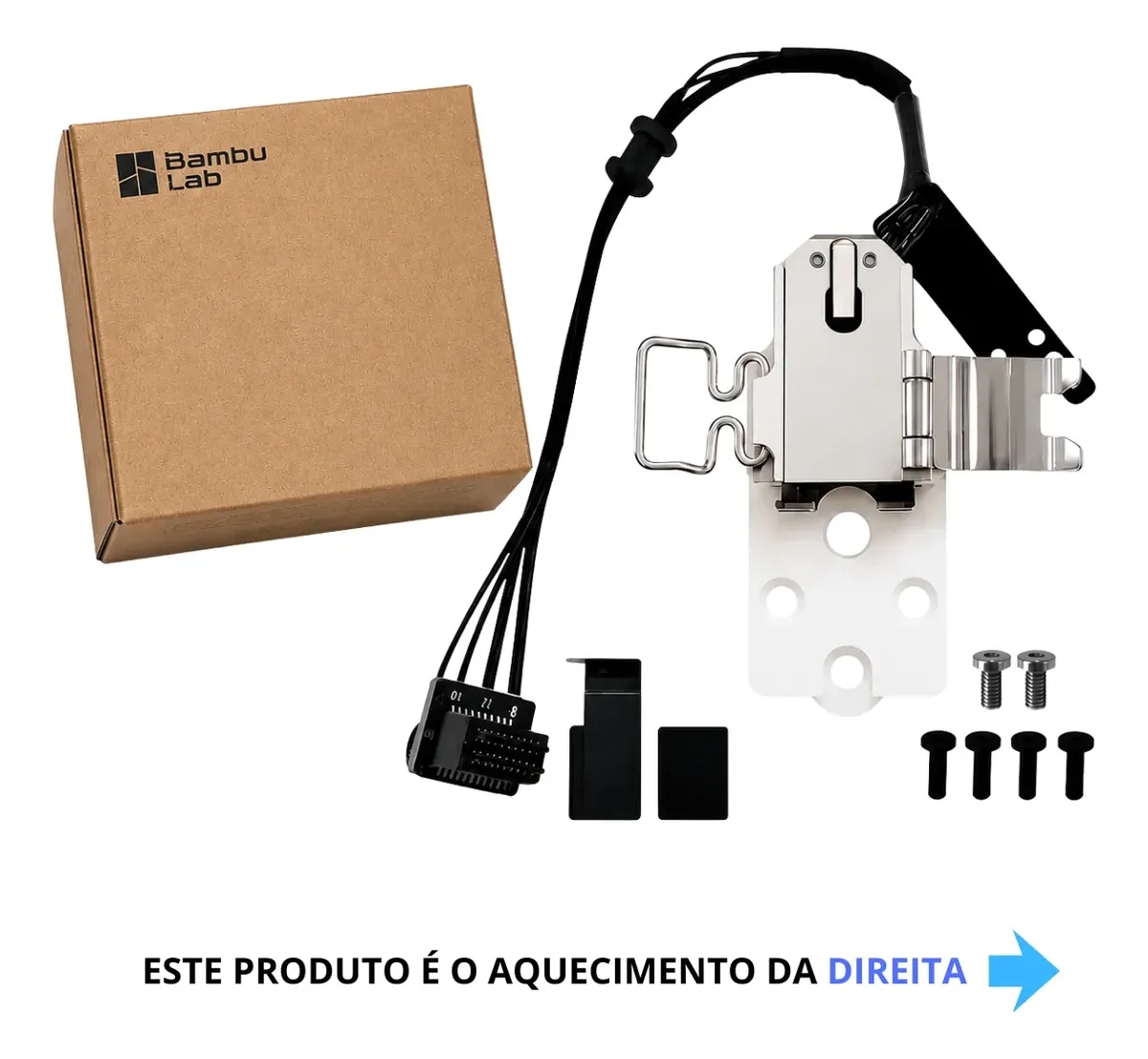 Conjunto de aquecimento original Bambu Lab H2D — Direito